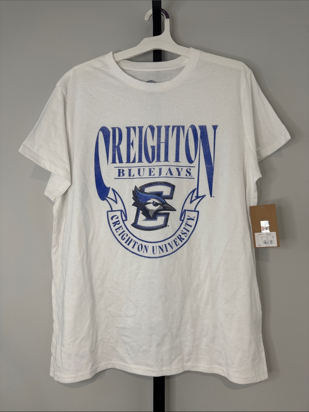 Creighton Bluejays White Graphic T‑Shirt Men’s XL (46/48) New NWT